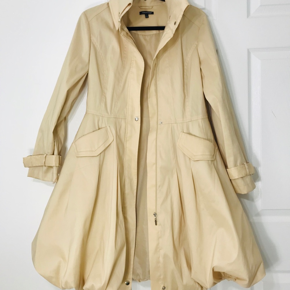 Samuel Dong trench coat women beige small